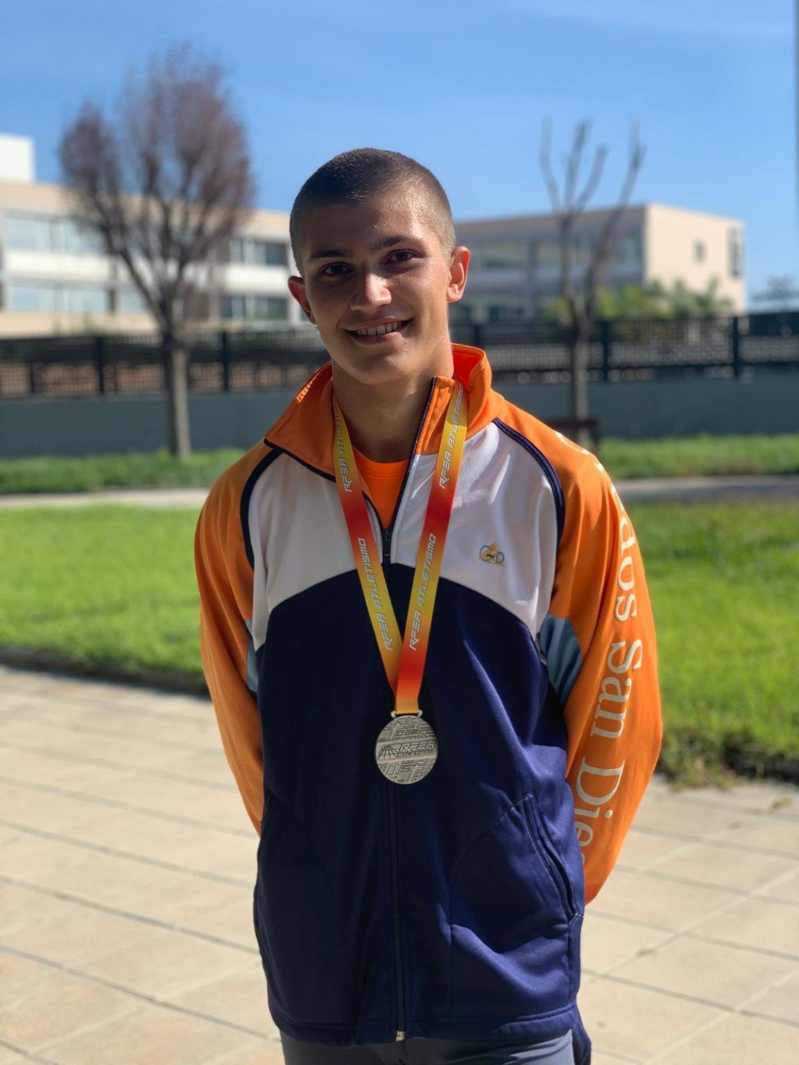 Lucas Rodríguez Campeón de España en Salto de Longitud y Subcampeón